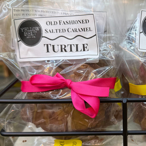 chocolate, pecan and caramel turtle